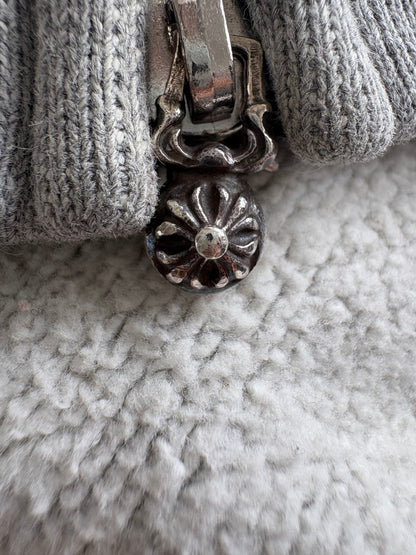 Chrome Hearts cross patches paperjam zip hoodie