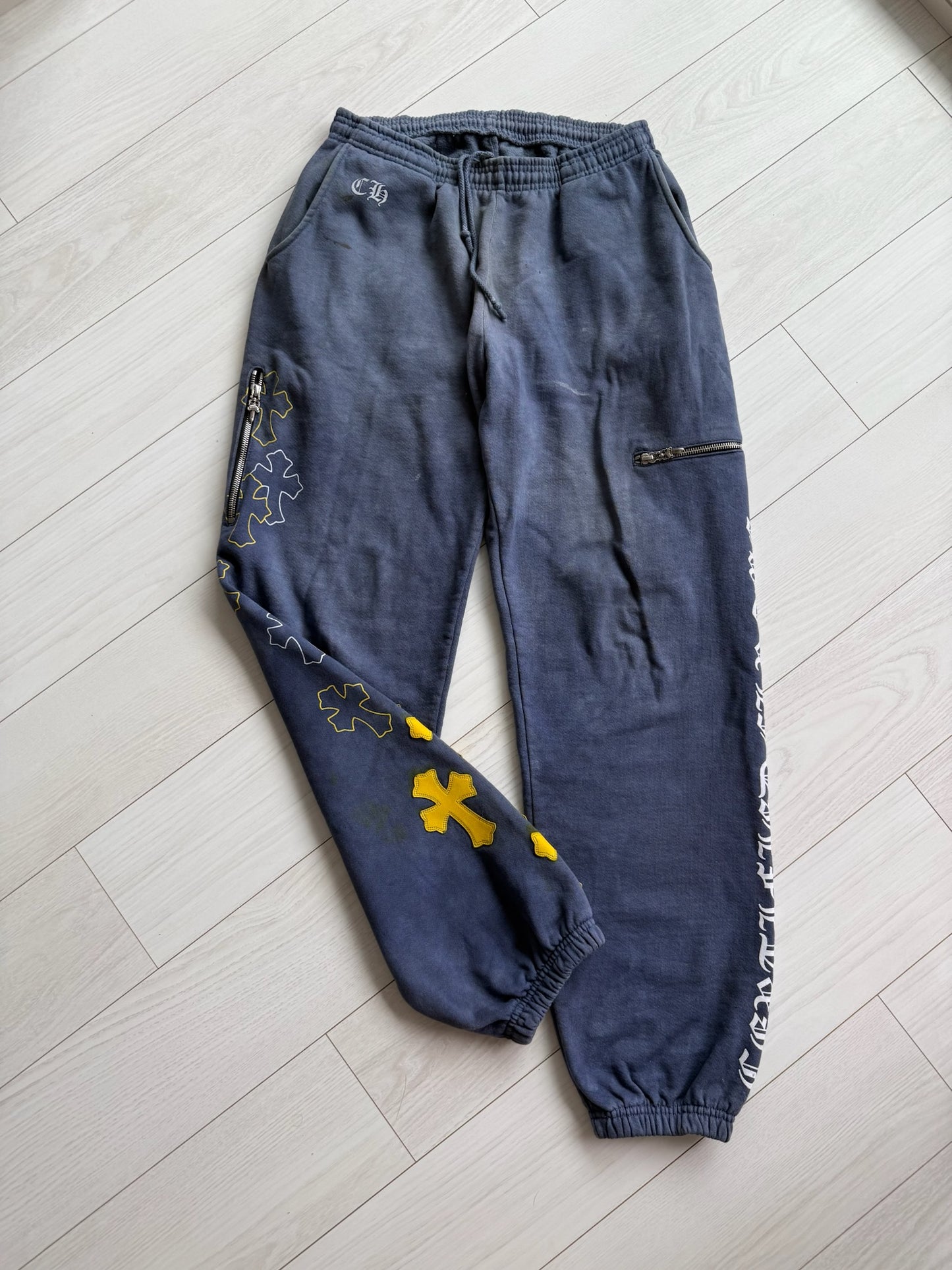 Chrome Hearts X Drake Certified Love Boys cross patches pants