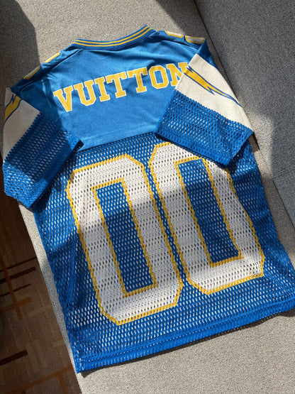 Louis Vuitton Spring Summer 2022 Hockey Jerseys Blue Shirt