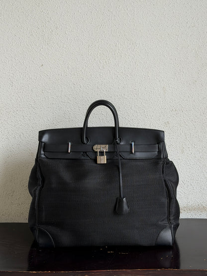 Hermes HAC 50 Crinoline Barenia Black Palladium