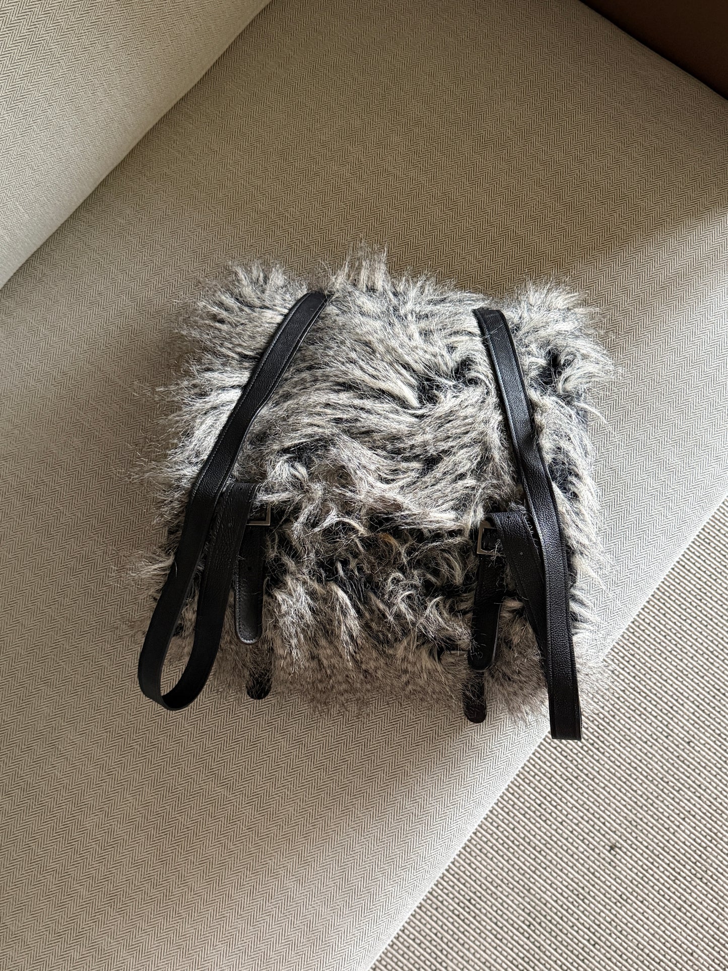 Chanel RARE 2010 AW Icebergs RTW Fantasy Furs Backpack