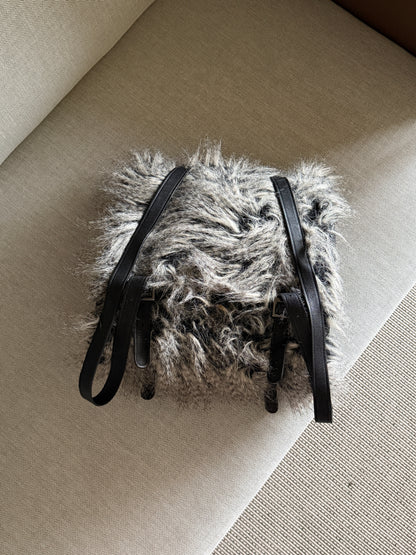 Chanel RARE 2010 AW Icebergs RTW Fantasy Furs Backpack