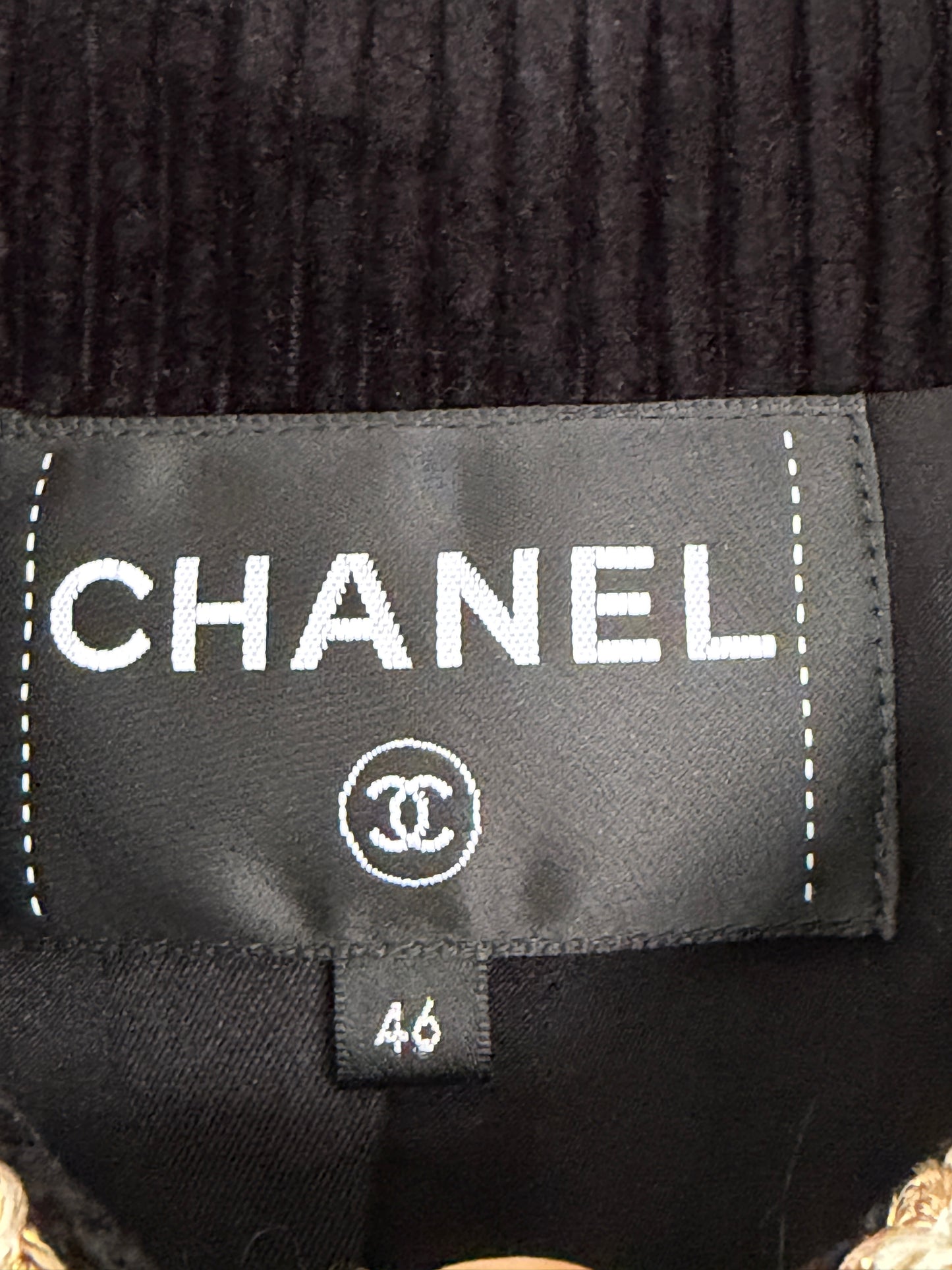 Chanel 2025K Black Velvet Jacket