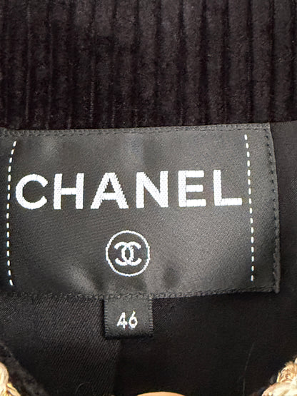 Chanel 2025K Black Velvet Jacket