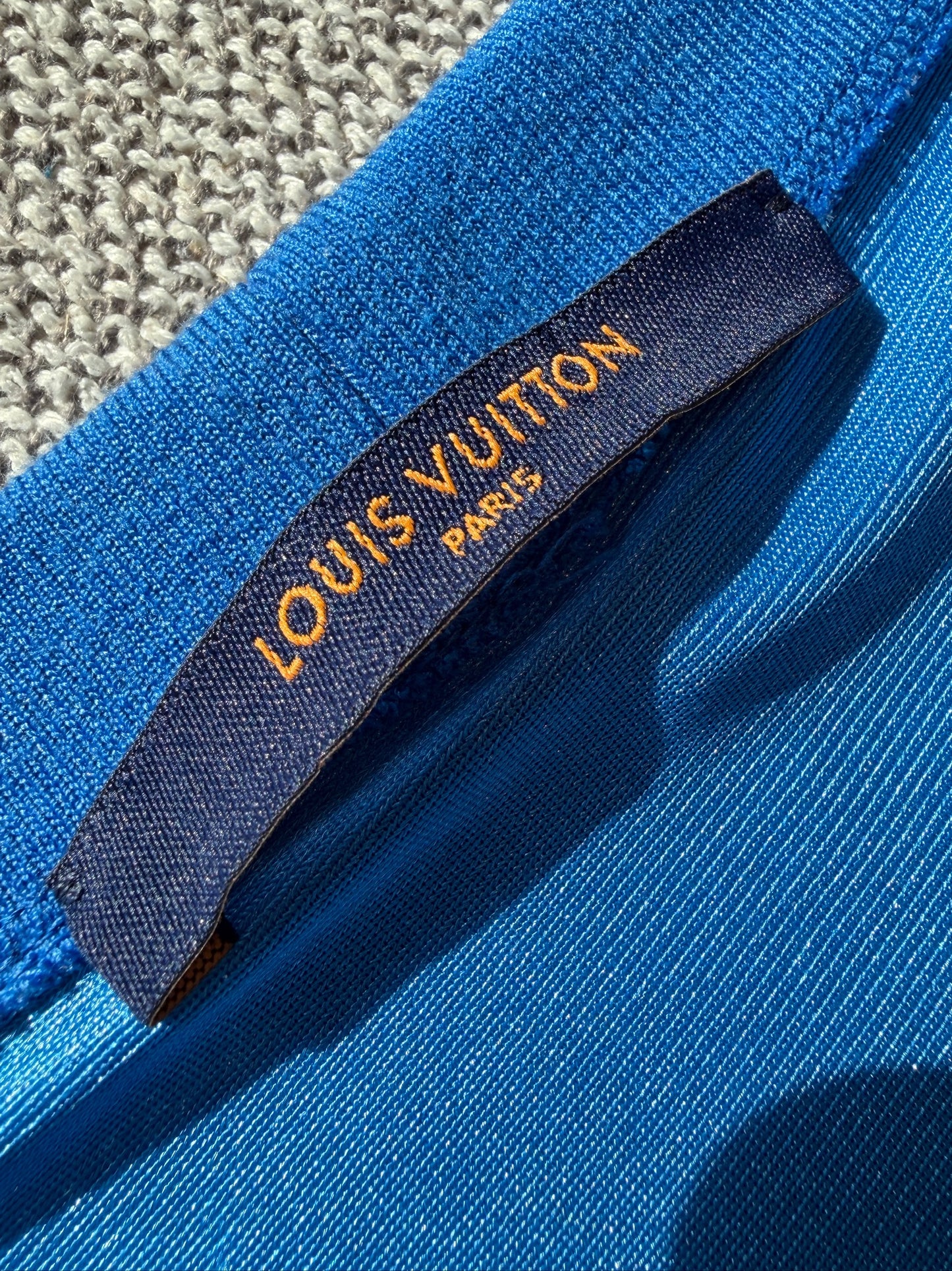 Louis Vuitton Spring Summer 2022 Hockey Jerseys Blue Shirt