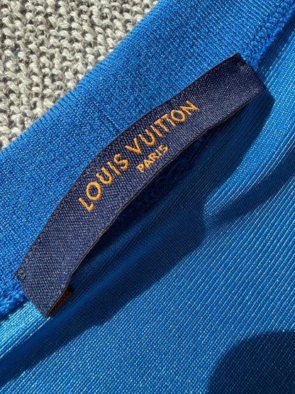 Louis Vuitton Spring Summer 2022 Hockey Jerseys Blue Shirt
