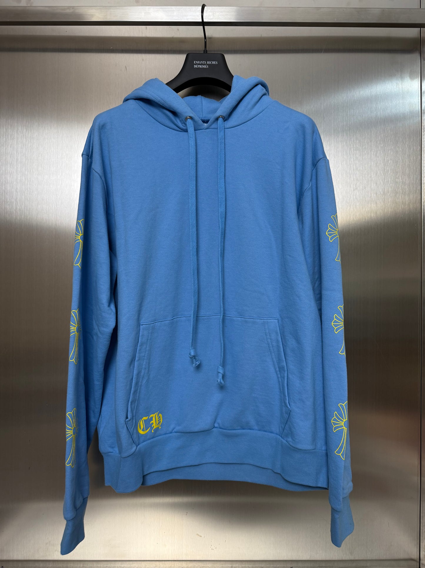 Chrome Hearts Drake collaboration “ Girls Love Chrome” babyblue hoodie
