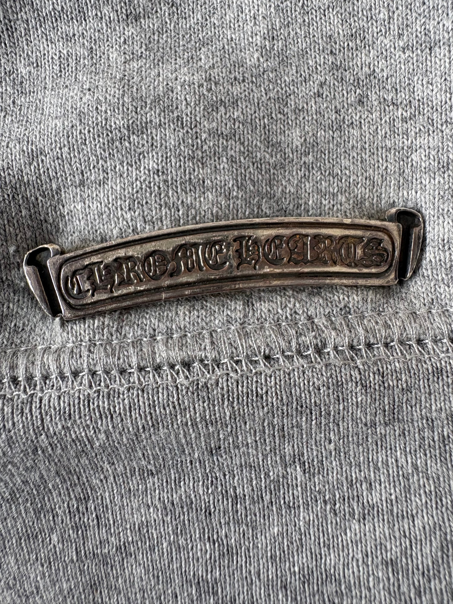 Chrome Hearts cross patches paperjam zip hoodie