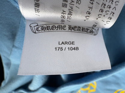 Chrome Hearts Drake collaboration “ Girls Love Chrome” babyblue hoodie