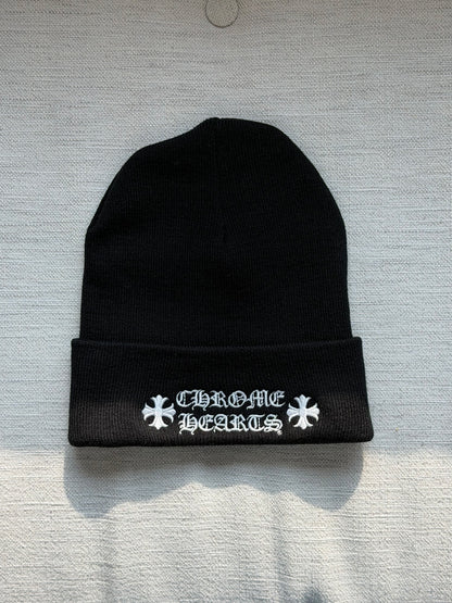 Chrome Hears Embroidery Beanie