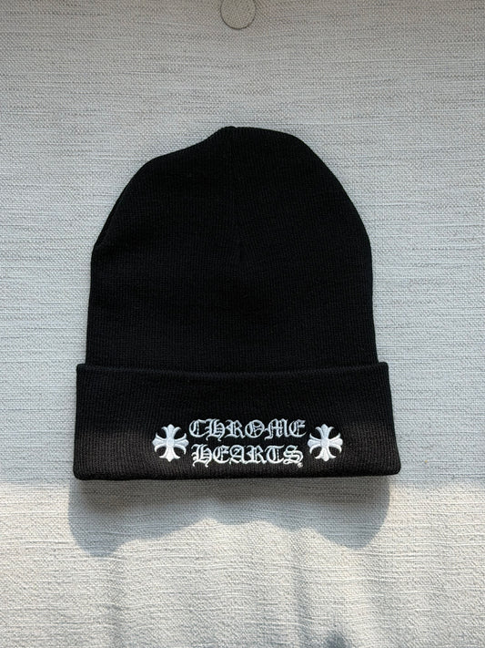Chrome Hears Embroidery Beanie