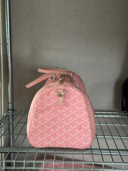 Goyard Bowling 30 Rare Limited Sakura Pink Travel Bag