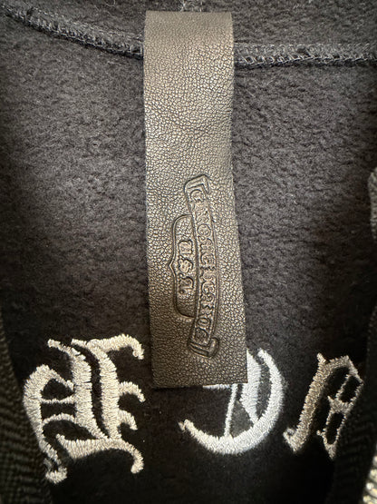 Chrome Hearts Hollywood triple cross embroidery zip hoodie