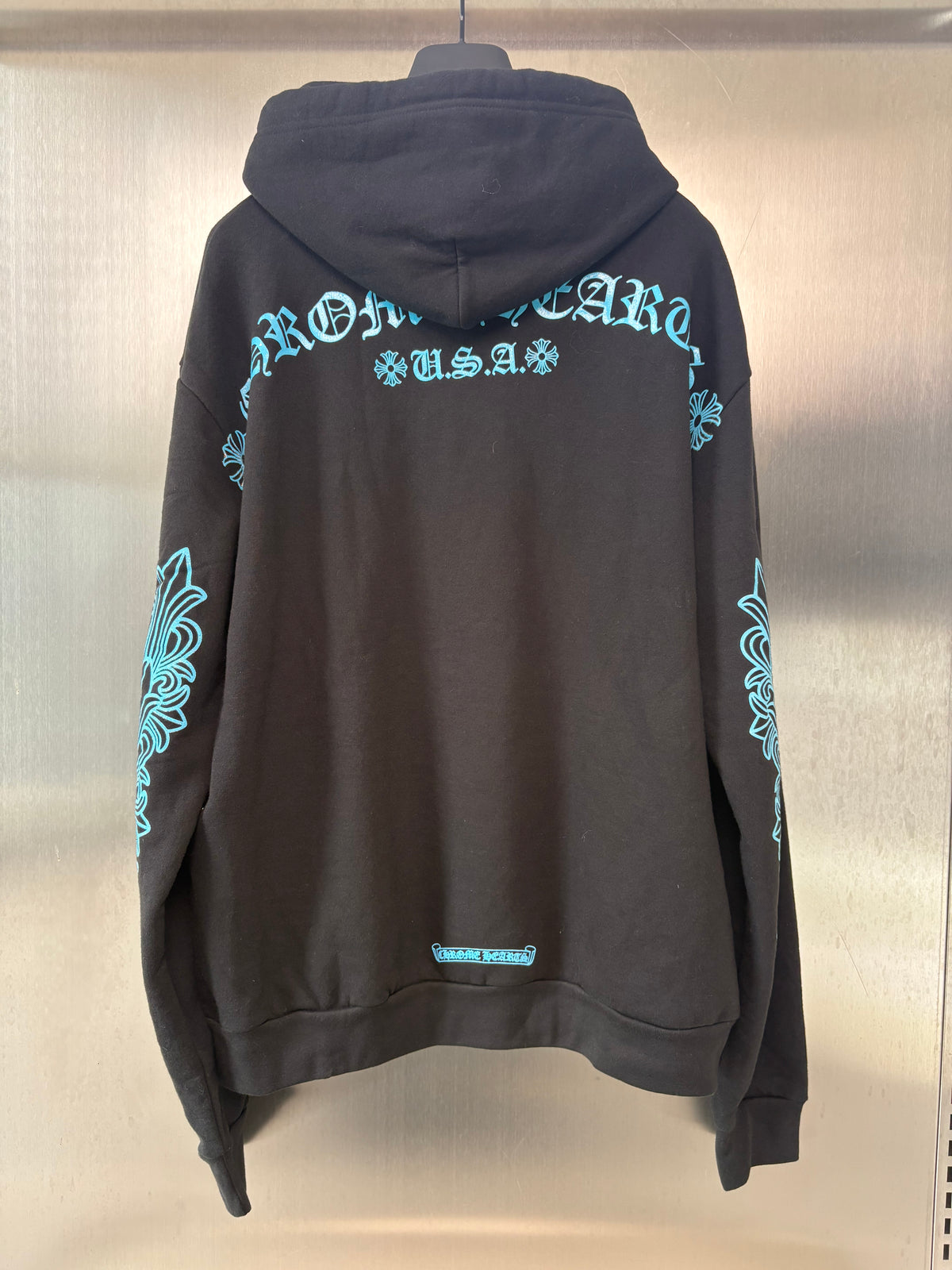 Chrome Hearts glitter friend&family horseshoe hoodie