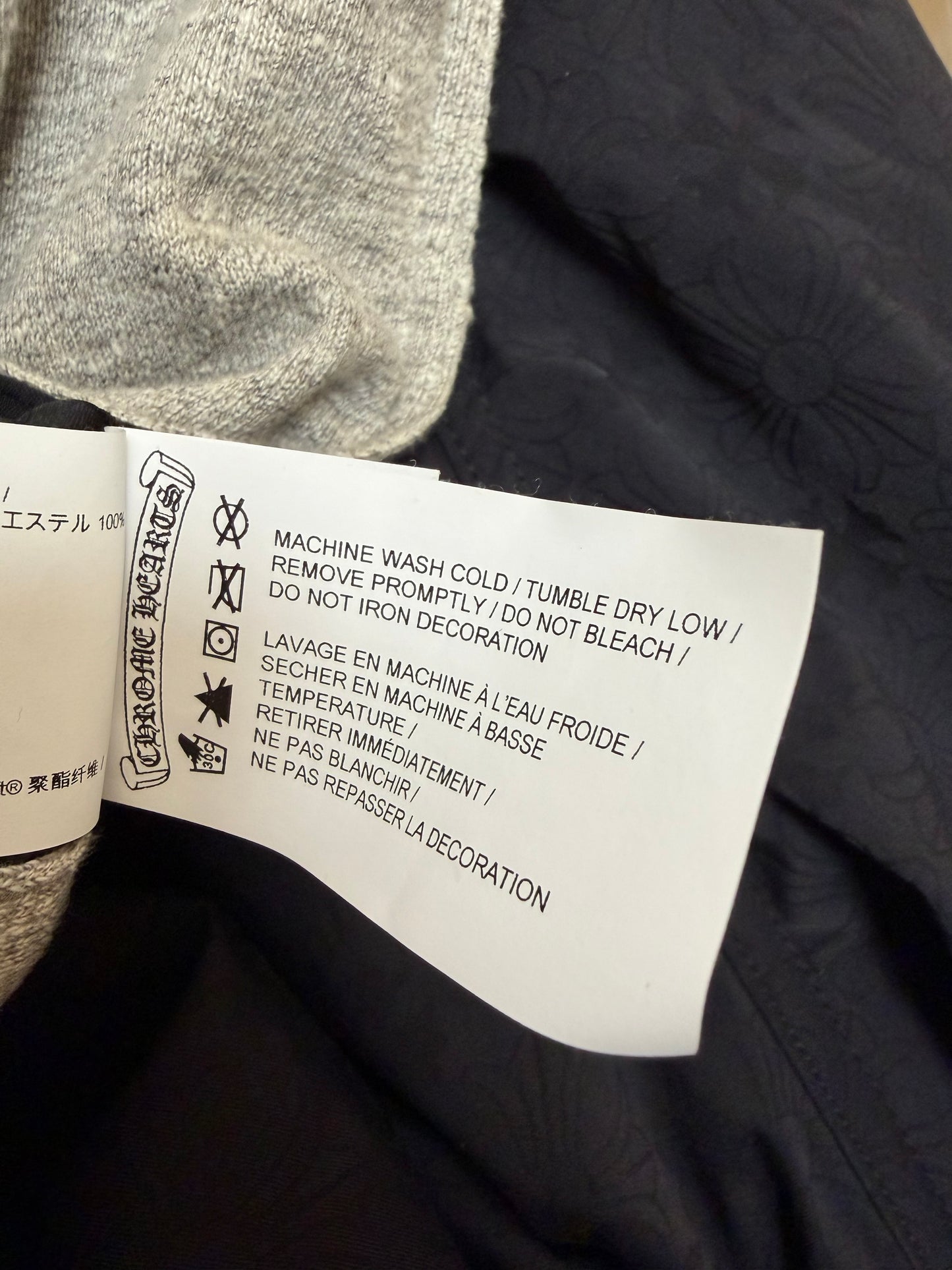 Chrome Hearts G.E.O monogram reversible bomber jacket