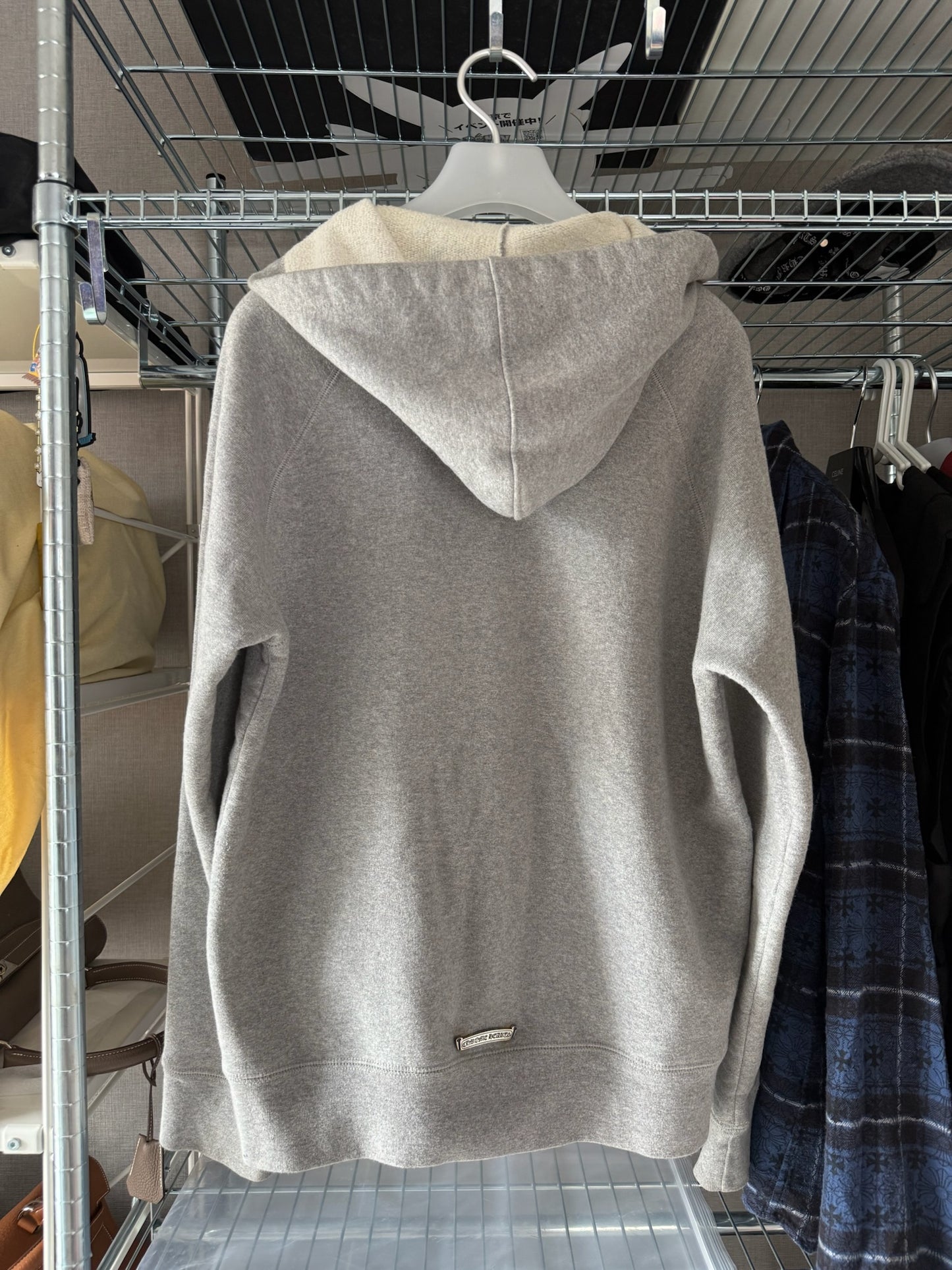 Chrome Hearts cross patches paperjam zip hoodie