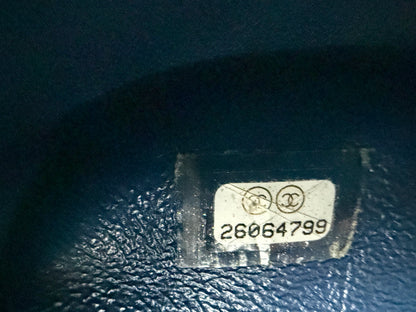 Chanel Blue sequins XL maxi Classic Flap bag