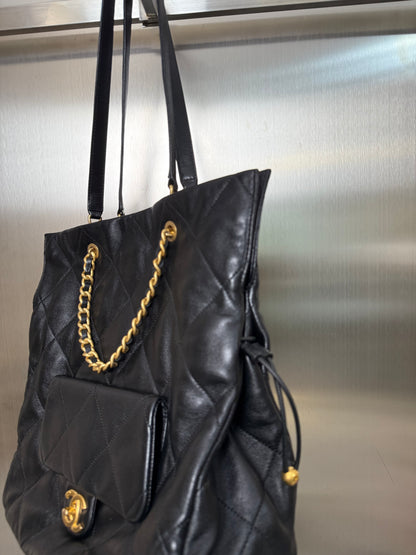 Chanel 2025 Cruise quilted tote bag