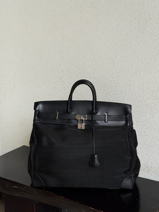 Hermes HAC 50 Crinoline Barenia Black Palladium