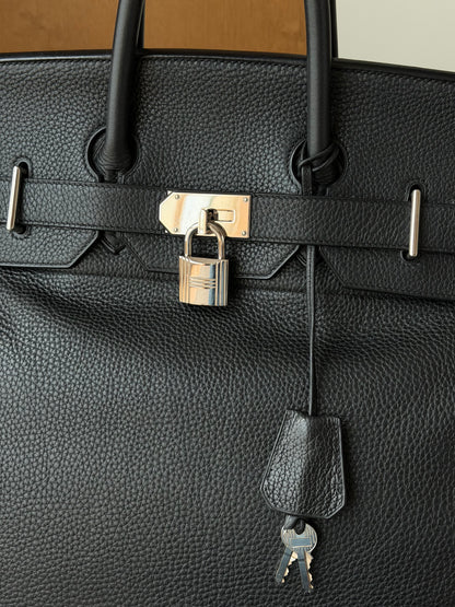 Hermes HAC 50 Black Travel Bag
