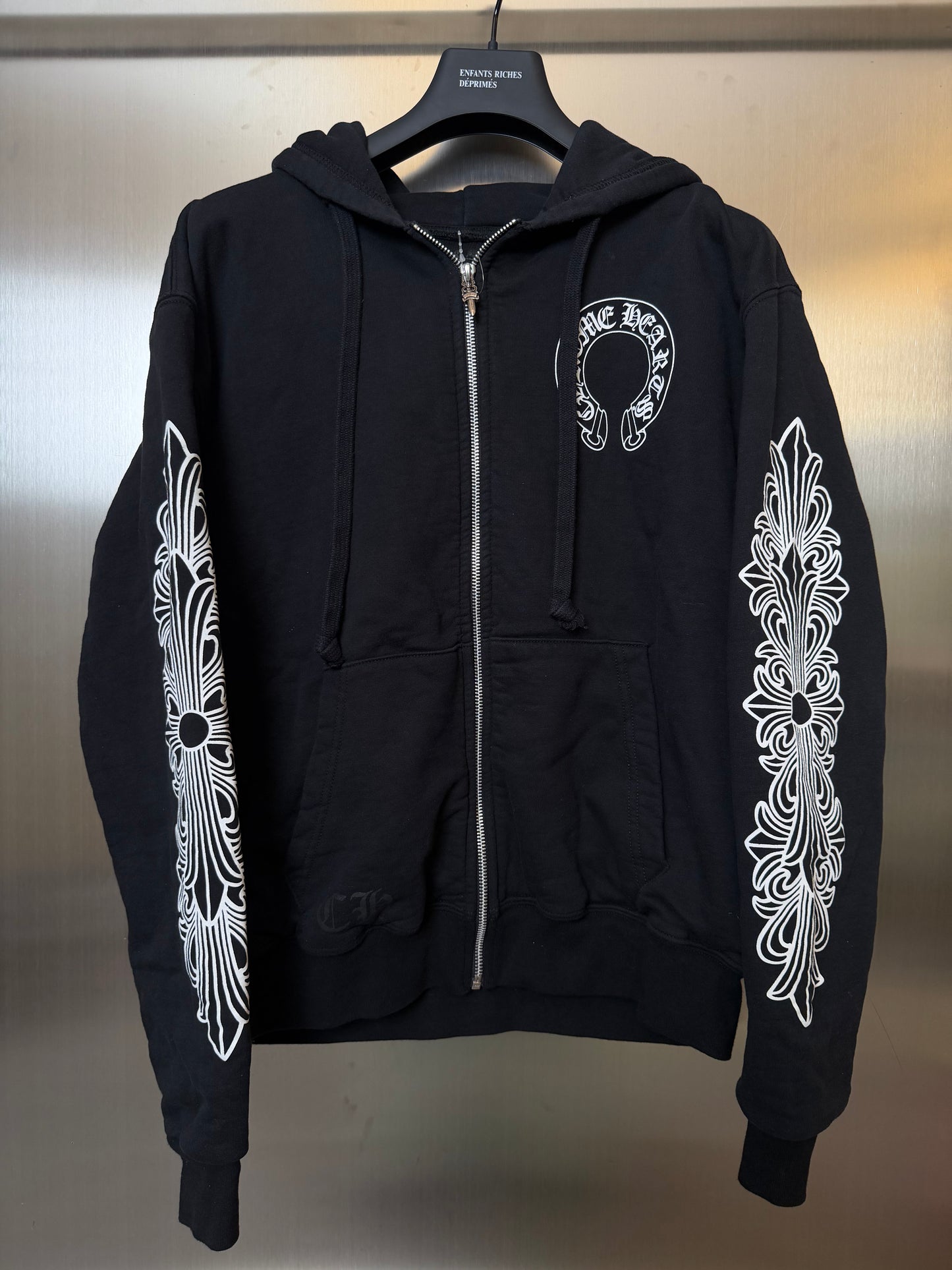 Chrome Hearts FUXK YOU Horseshoe Zip Up Hoodie
