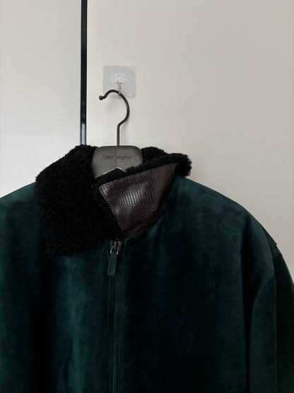 Berluti lizard shearling jacket