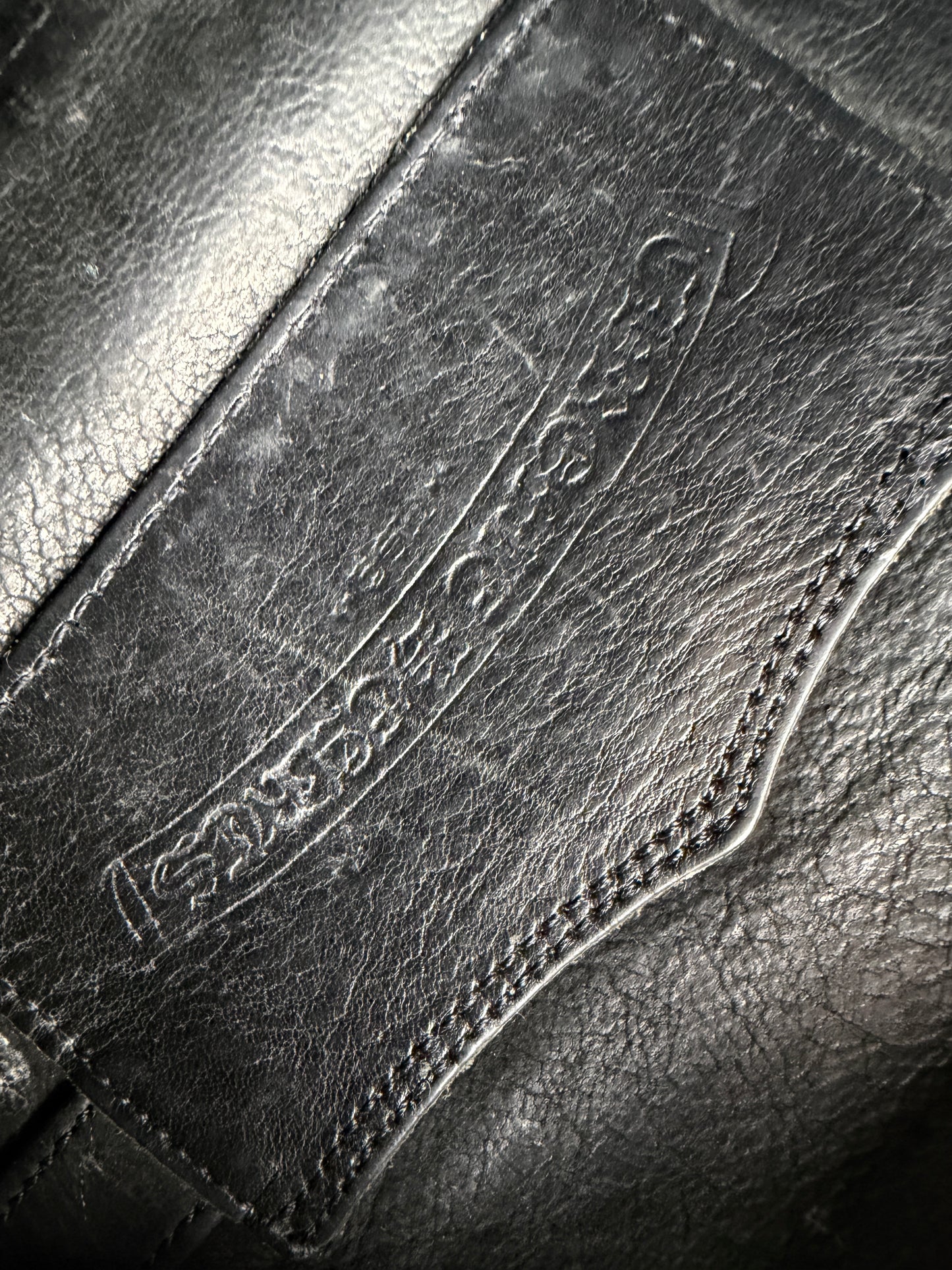 Chrome Hearts cross patches messenger bag