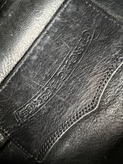 Chrome Hearts cross patches messenger bag