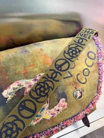 Chanel 15S graffiti on the pavements messenger bag