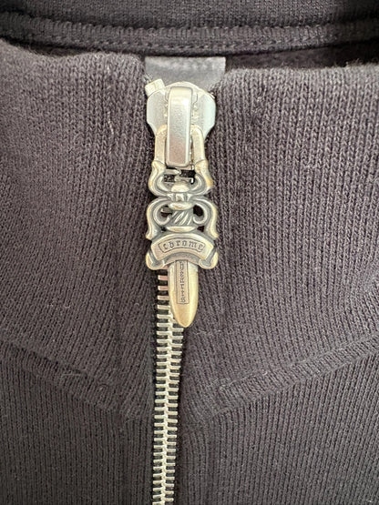 Chrome Hearts paperjam patches half zip hoodie