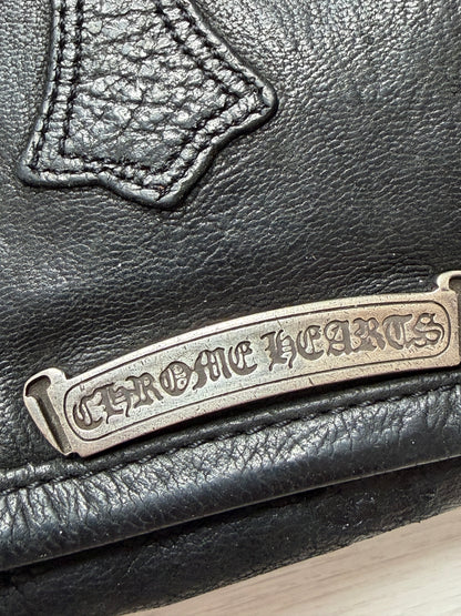 Chrome Hearts cross patches messenger bag
