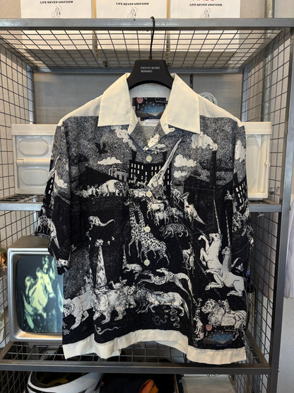Prada FW16 Black Utopia Shirt