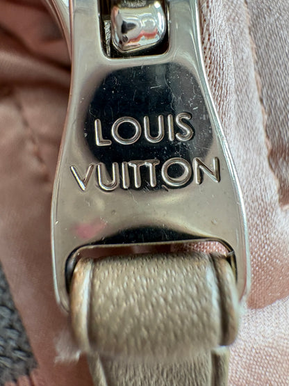 Louis Vuitton SS16 Embroidered Souvenir Pink Satin Jacket