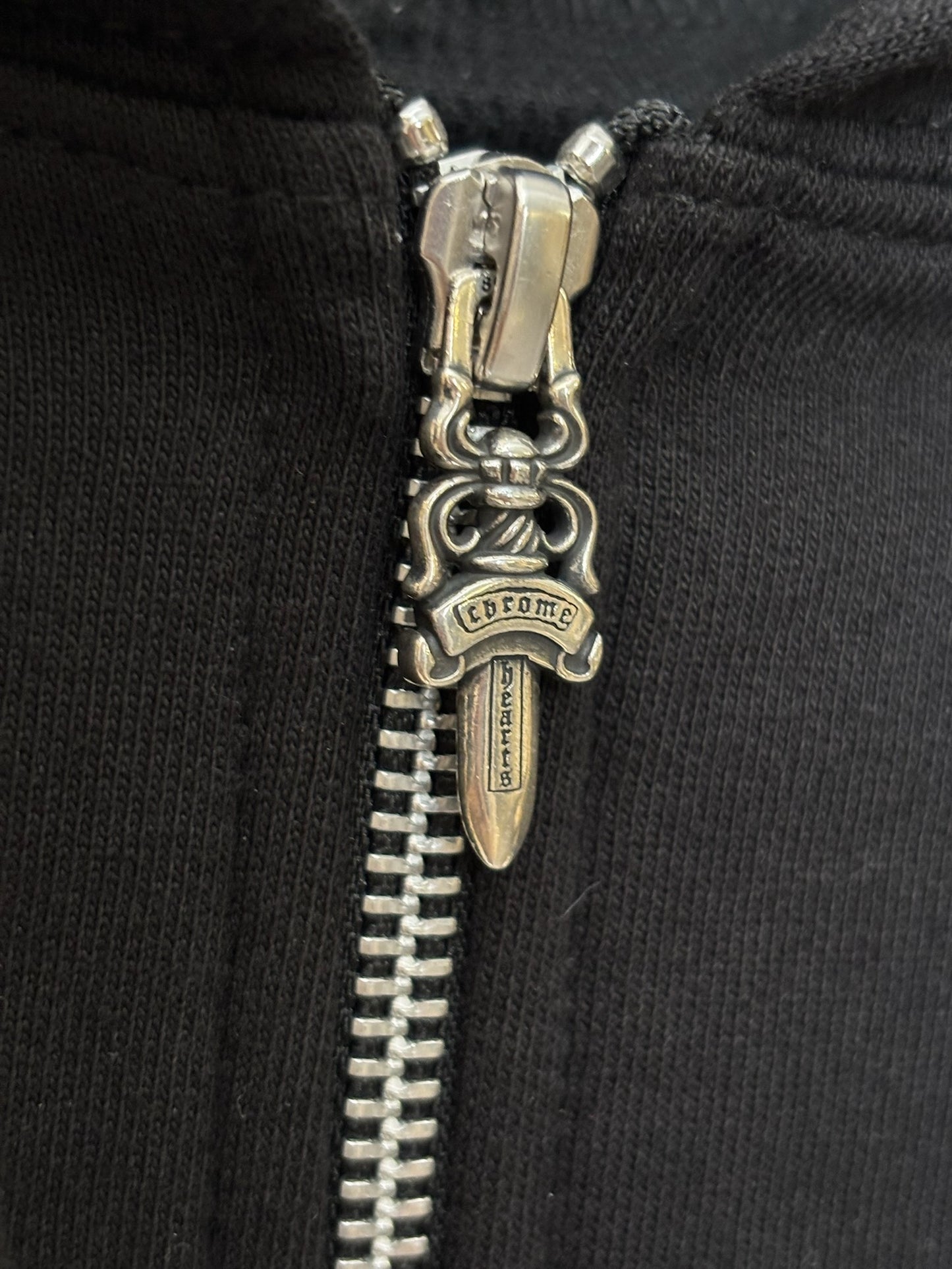 Chrome Hearts Horseshoe Floral Cross Zip Up Hoodie