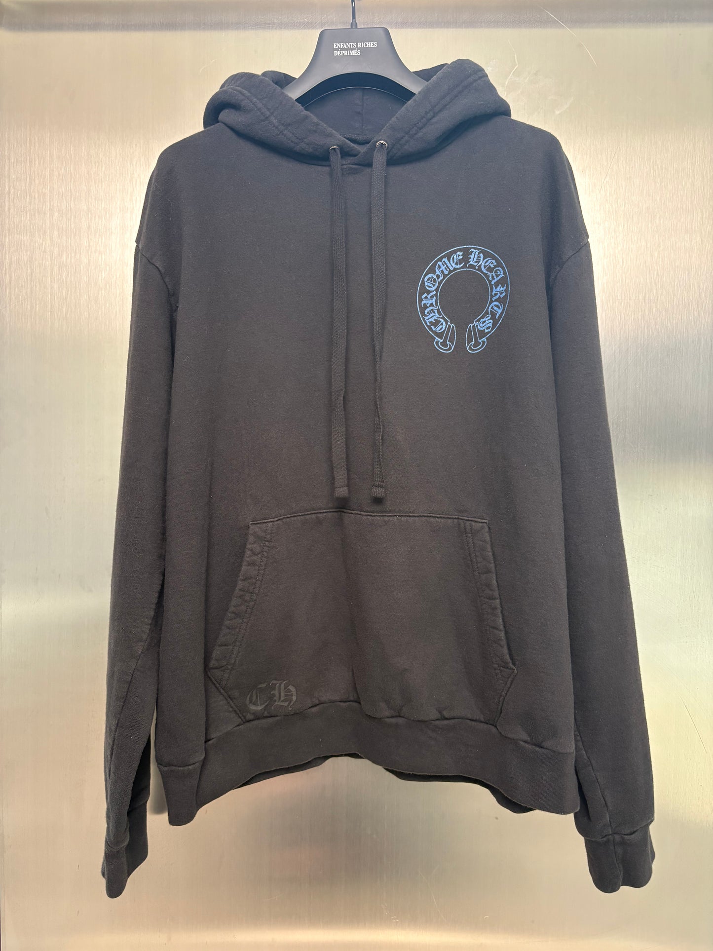 Chrome Hearts Friends&Family Blue Glitter Hoodie