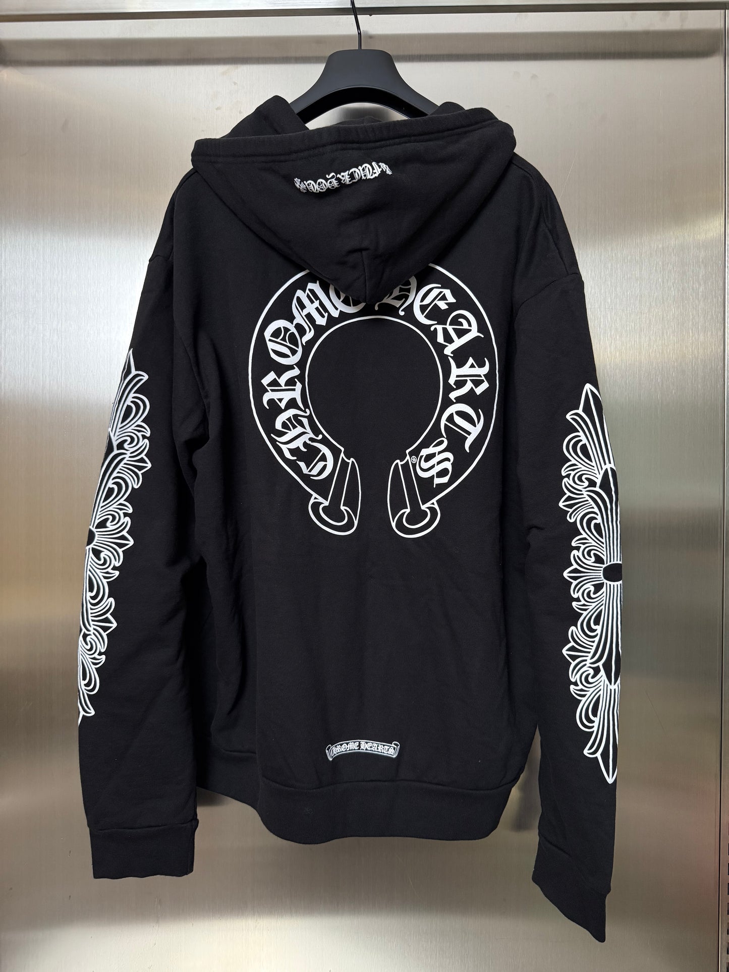 Chrome Hearts Fuxk You Floral Cross Zip Up Hoodie