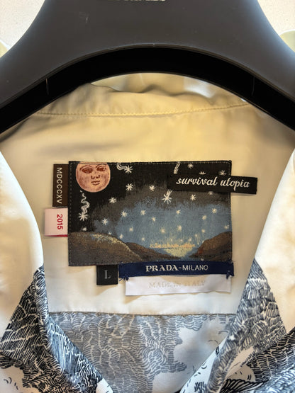 Prada FW16 Black Utopia Shirt