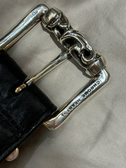 Chrome Hearts multi color cross patches roller belt 34