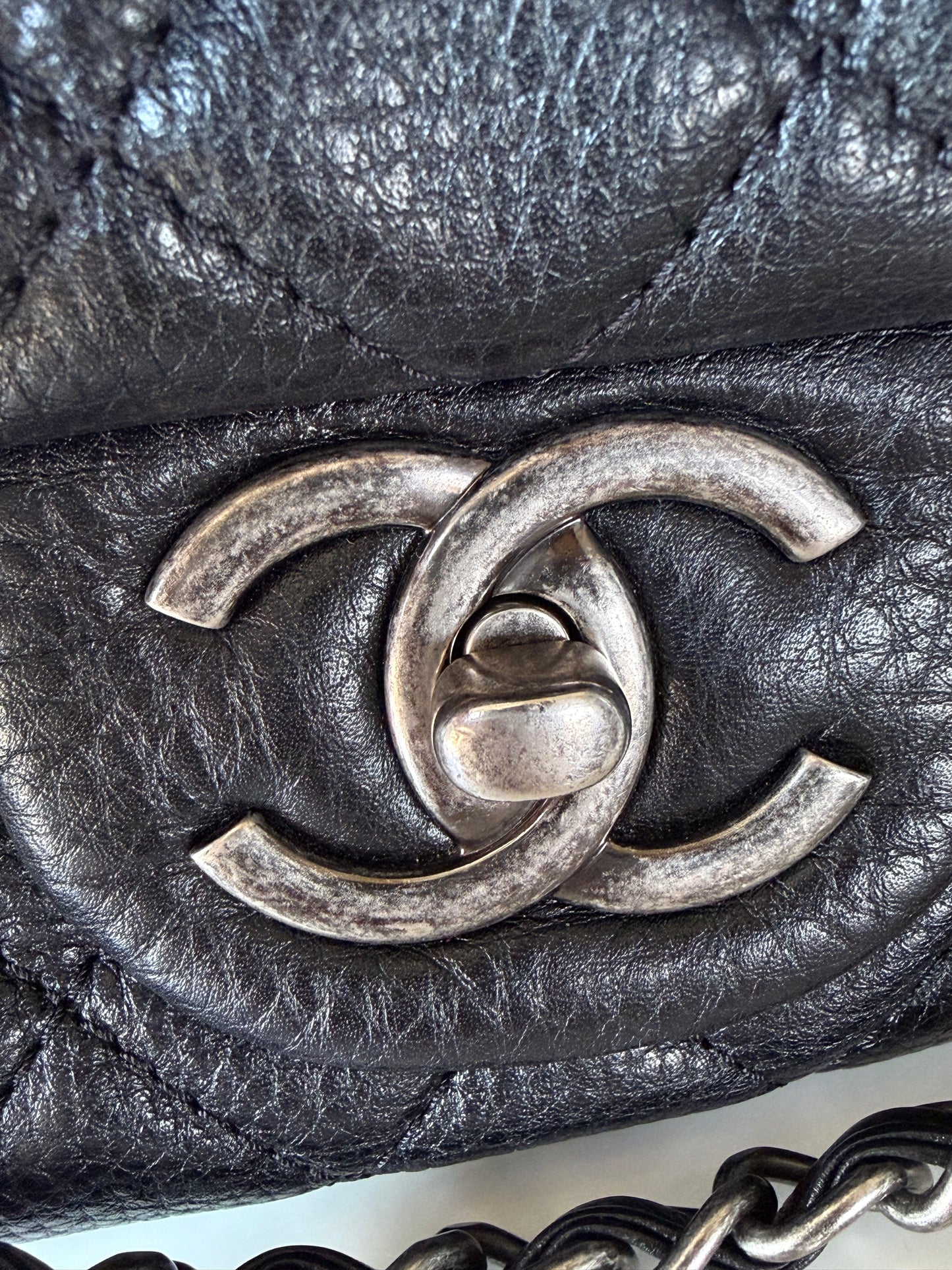 Chanel Quilted Grained Calfskin Airlines XXL Bag