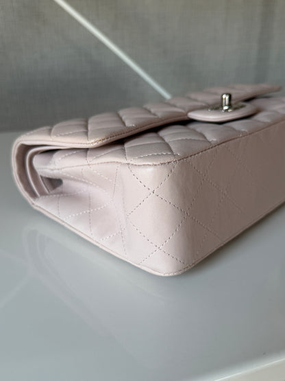 Chanel 2014S Light Pink Lambskin Medium Classic Flap