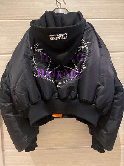 Vetements FW17 TFD cropped bomber