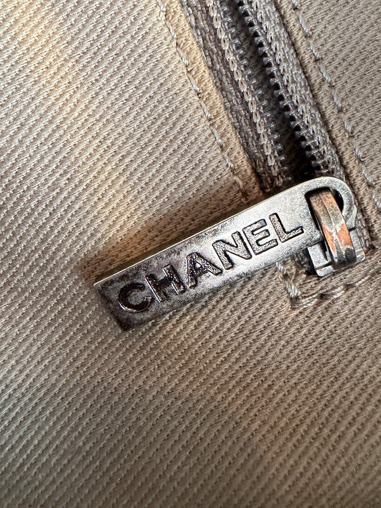 Chanel 2014 Large Art School Beige Graffiti Backpack