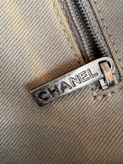 Chanel 2014 Large Art School Beige Graffiti Backpack