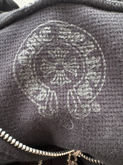 Chrome Hearts thermal Horseshoe zip up hoodie