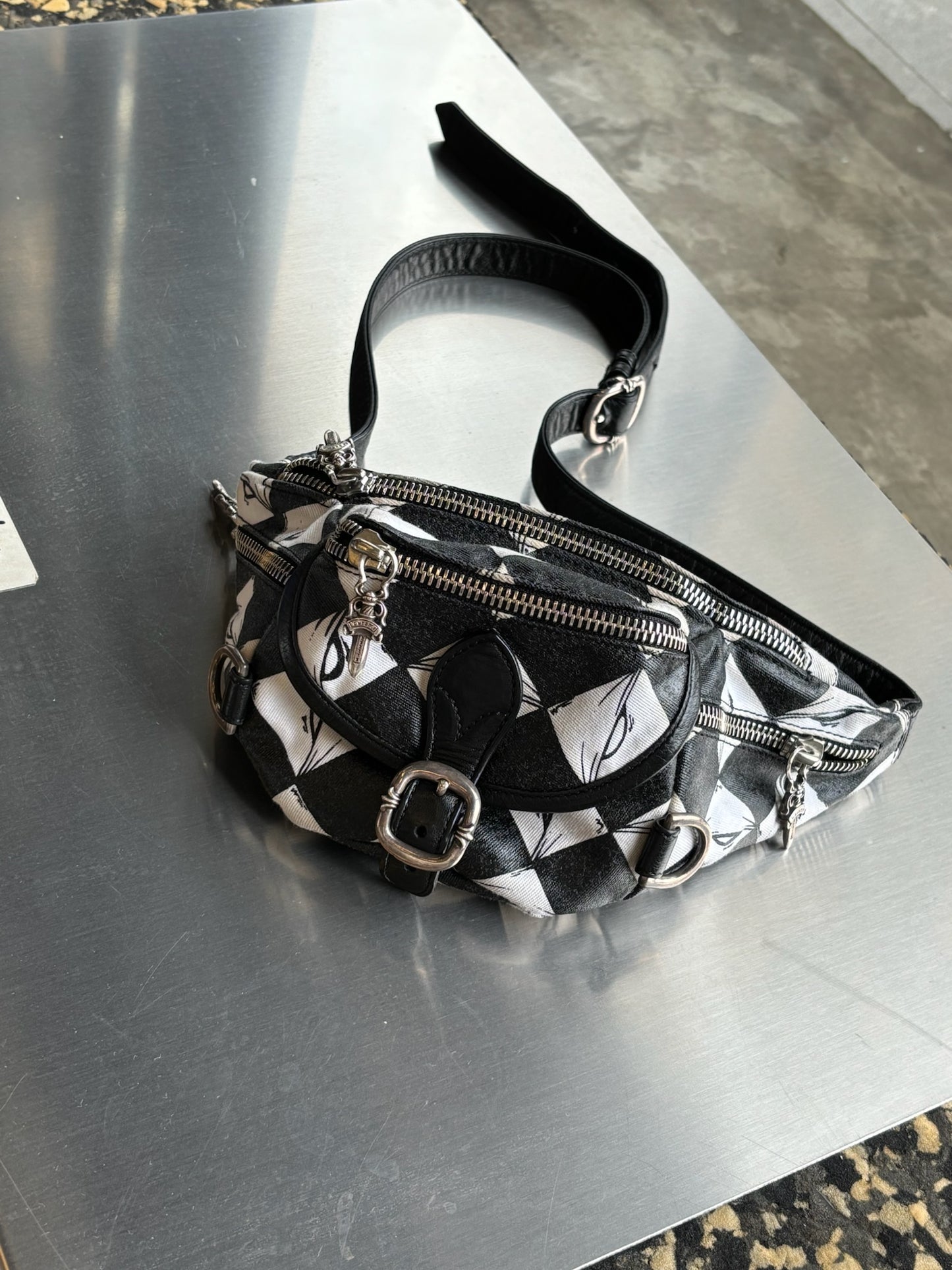 Chrome Hearts Mattyboy Mini snat waist bag