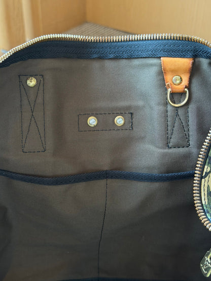 Louis Vuitton X Takashi Murakami 2008 Keepall Bandouliere Monogramouflage 55 Green