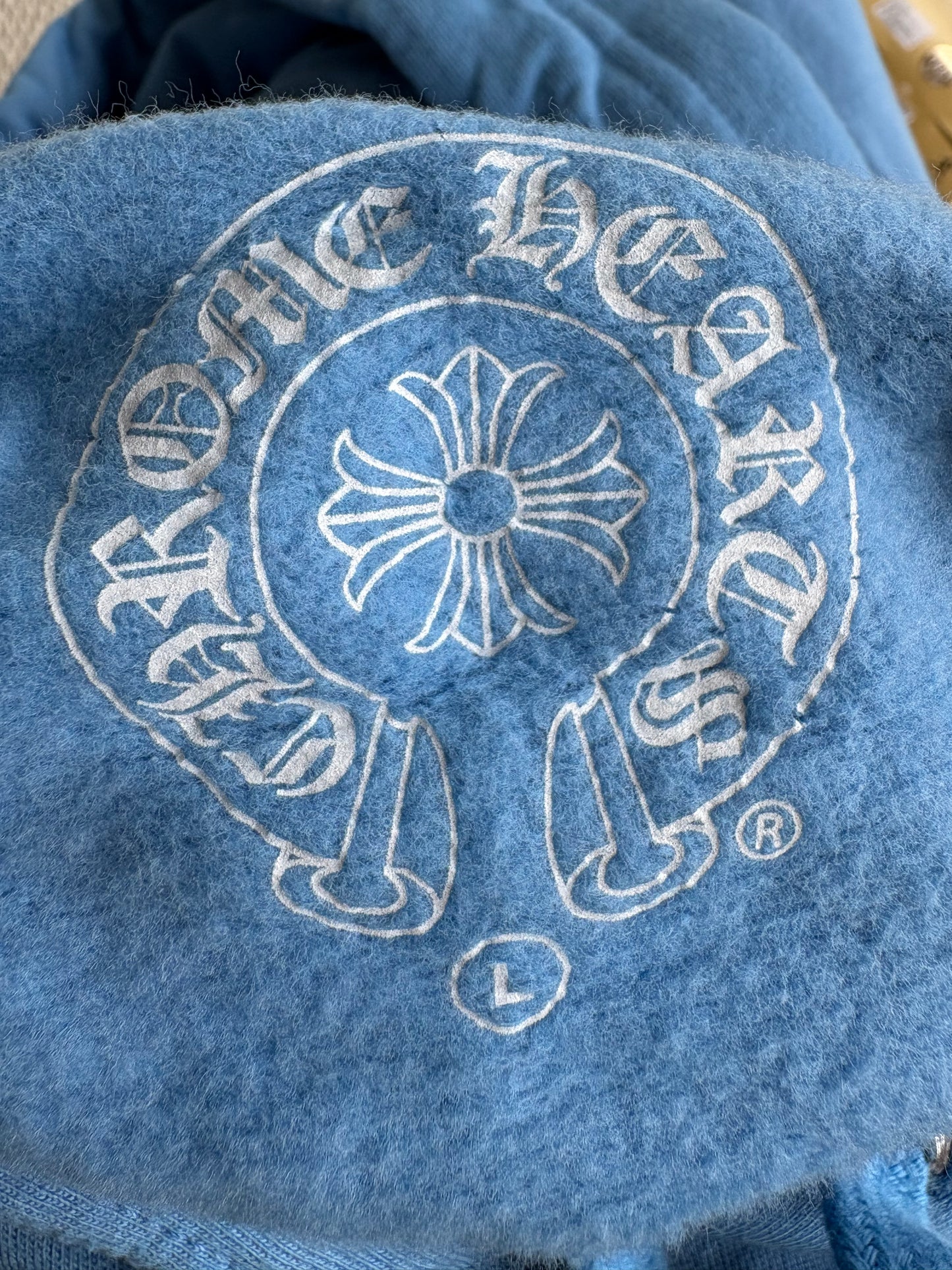 Chrome Hearts Drake collaboration “ Girls Love Chrome” babyblue hoodie