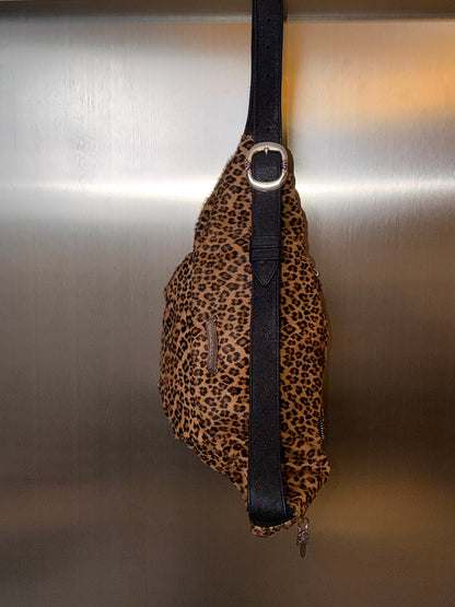 Chrome Hearts Large Cheetah Pony Hair Snat Pack Bag