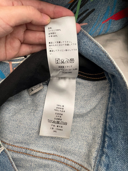 Dior X Kris Van Assche SS15 Scribble Denim Jacket