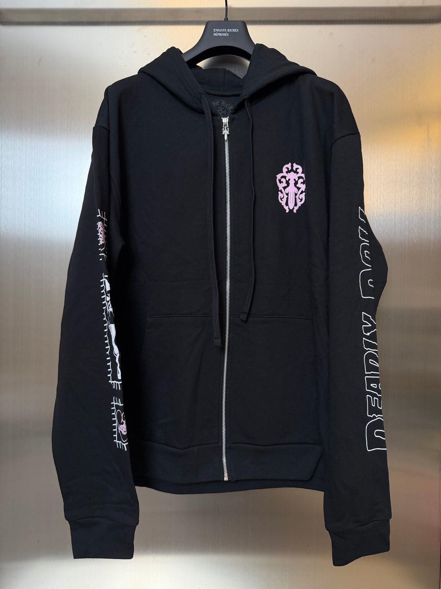 Chrome Hearts Deadly Doll zip up hoodie